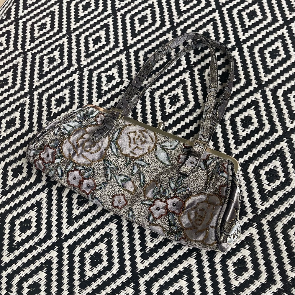 Vintage Floral Embroidered Women's Bag